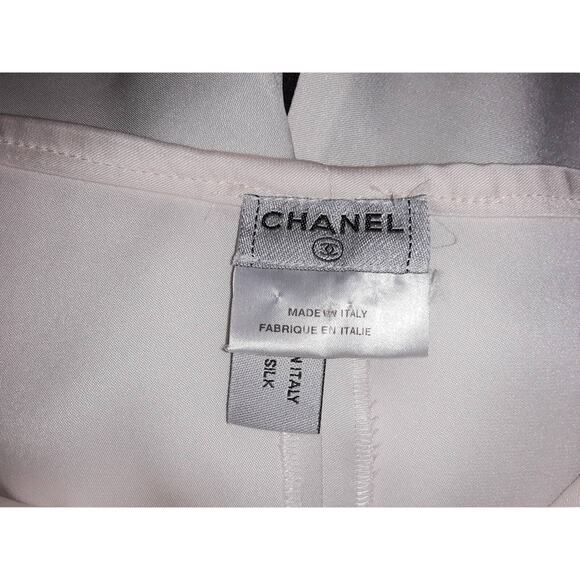 Chanel 2008 K Lagerfeld CC Logo Silk Dress Shorts 40 (M) - Picture 4 of 10